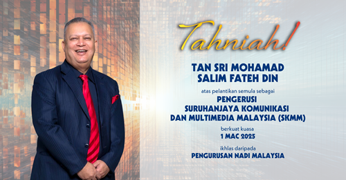  Tan Sri Mohamad Salim Dilantik Semula Sebagai Pengerusi MCMC